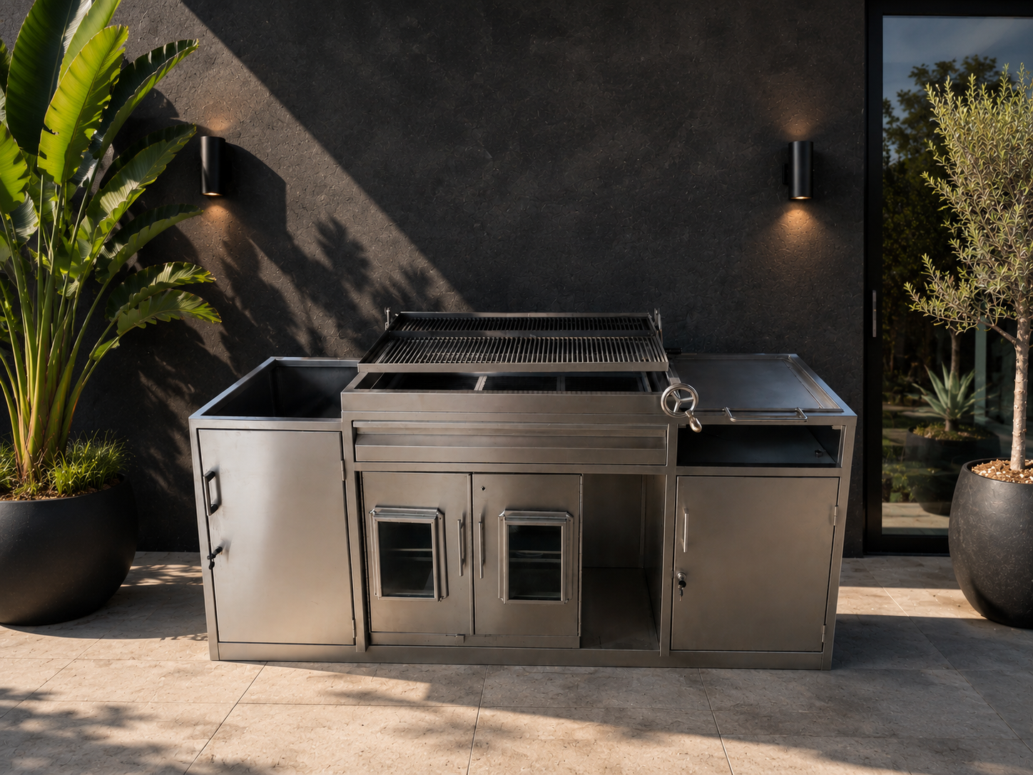 Steel Outdoor Kitchen